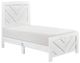 Homelegance® Corbin White Twin Panel Bed-1