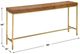 Uttermost® Moran Brown Console Table with Gold-Plated Frame-2