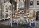 ACME Furniture Picardy Cherry Oak Counter Table with Antique Pearl Base-1