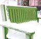 C.R. Plastics Generation Line Kiwi Garden Bench-2