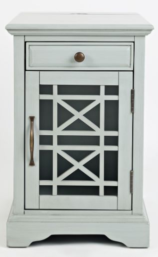 Grey Power Chairside Table-1