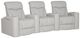 Palliser® Furniture Customizable Vivid 3-Piece Power Reclining Home Theater Seating with Power Headrest and Lumbar-0