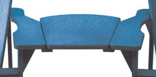 C.R. Plastics Blue Arm Table-1