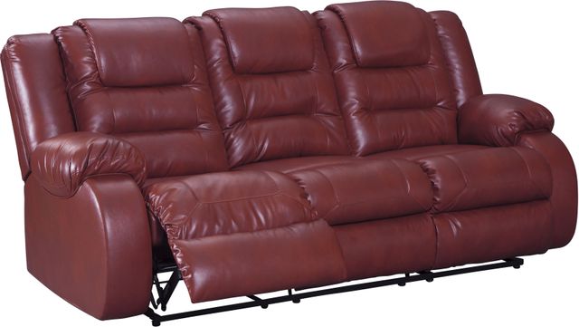 Signature Design by Ashley® Vacherie Salsa Reclining Sofa-1