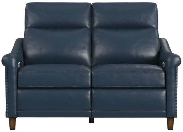 Flexsteel® Elizabeth Sea Leather Power Reclining Loveseat with Power Headrest-2