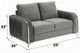 ACME Furniture Wenona Gray Loveseat-2