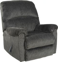 Signature Design by Ashley® Ballinasloe Smoke Manual Rocker Recliner