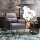TOV Furniture Danner Grey Velvet Chair-4
