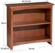 Whittier Wood® Furniture Customizable McKenzie 2-Shelf 30" Bookcase-1