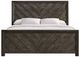Elements International Eleanor Mocha Gray King Panel Bed-3