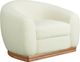 Moe's Home Collection Marlowe Cream Lounge Chair-0