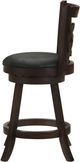 Coaster® Calecita 2-Piece Cappuccino Swivel Counter Stools with Upholstered Seat-4