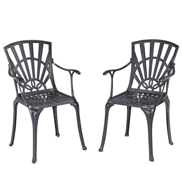 homestyles® Grenada 5-Piece Charcoal Outdoor Dining Set -2