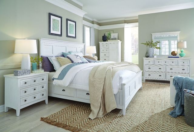 Magnussen Home® Heron Cove Chalk White/Dovetail Grey Drawer Chest-2