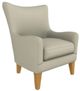 Best® Home Furnishings Customizable Novae Wing Chair with Honey Birch Legs-0