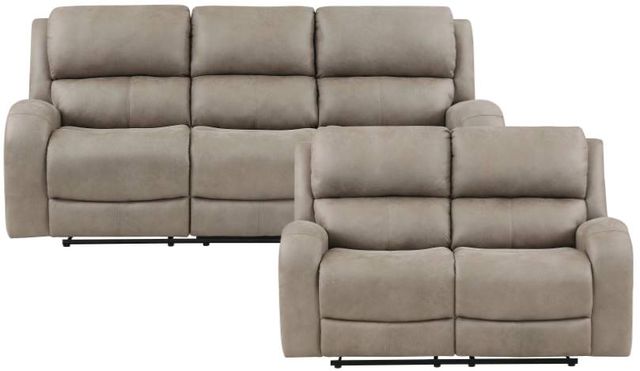 Homelegance® Pagosa 2-Piece Brown Power Reclining Living Room Seating Set-0