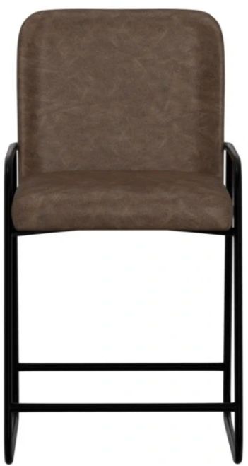International Furniture Direct Seating Black/Brown Bar Stool-2