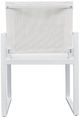 VIG Furniture Renava Kayak 2-Piece White Outdoor Dining Armchair Set-4