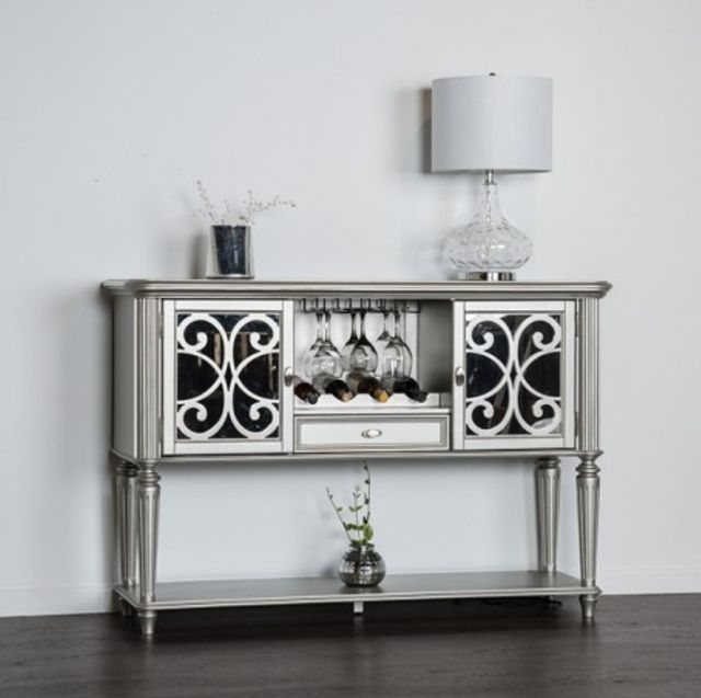 Furniture of America® Melodi Parc Silver Server-2