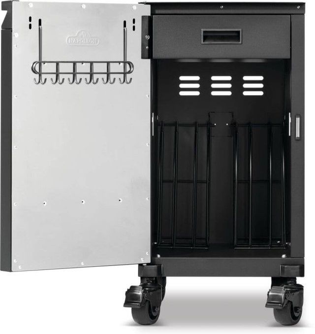 Napoleon Phantom Prestige® Black Under Grill Storage Carts (Two)-1