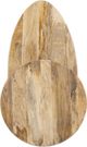 Powell® Cleo Natural 2-Tiered Coffee Table with Gold Base-4