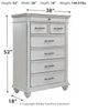 Benchcraft® Kanwyn Whitewash Chest-3