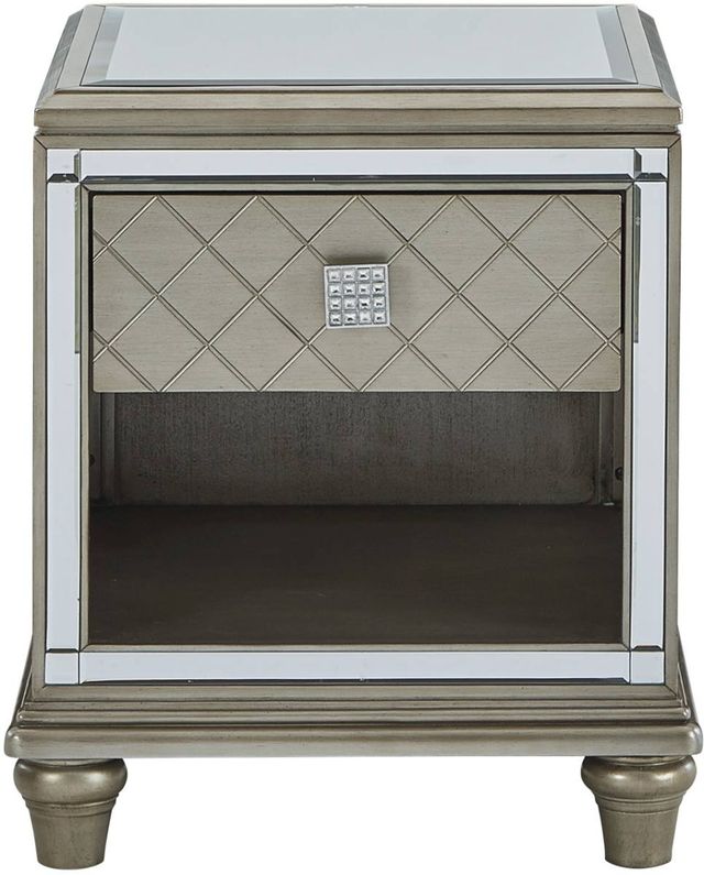 Signature Design by Ashley® Chevanna 2-Piece Platinum Living Room Table Set-2