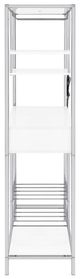 Coaster® Figueroa Chrome/White Cabinet-2