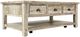 Jofran Inc. Artisan's Craft Washed Gray Coffee Table-0
