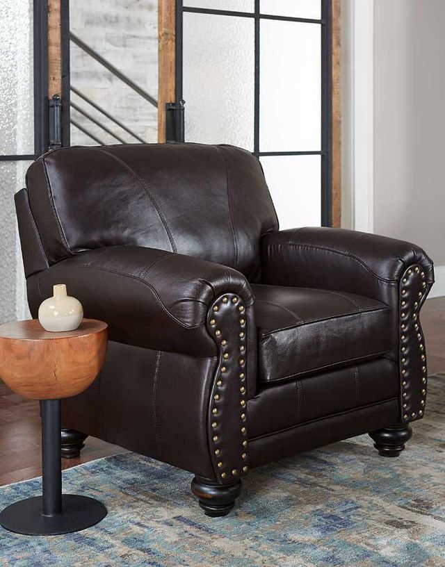 Best® Home Furnishings Customizable Noble Leather Espresso Stationary Chair-3