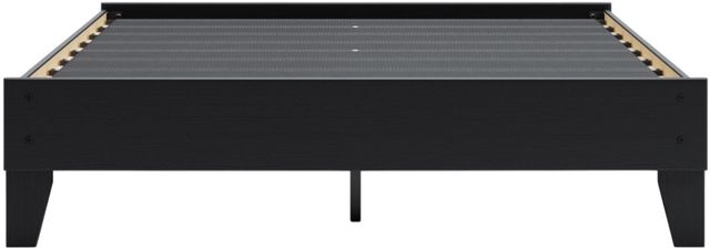 Signature Design by Ashley® Finch Black Queen Platform Bed-4