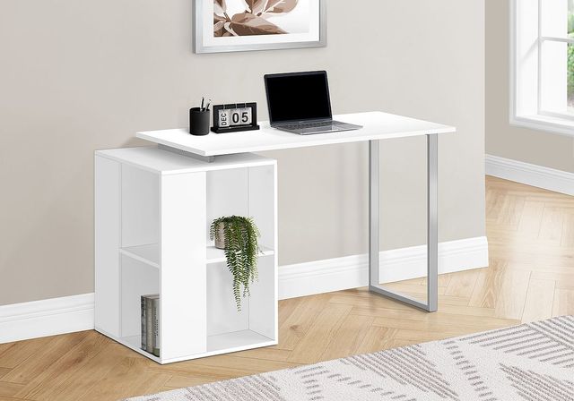 Monarch Specialties Inc. White Desk-2