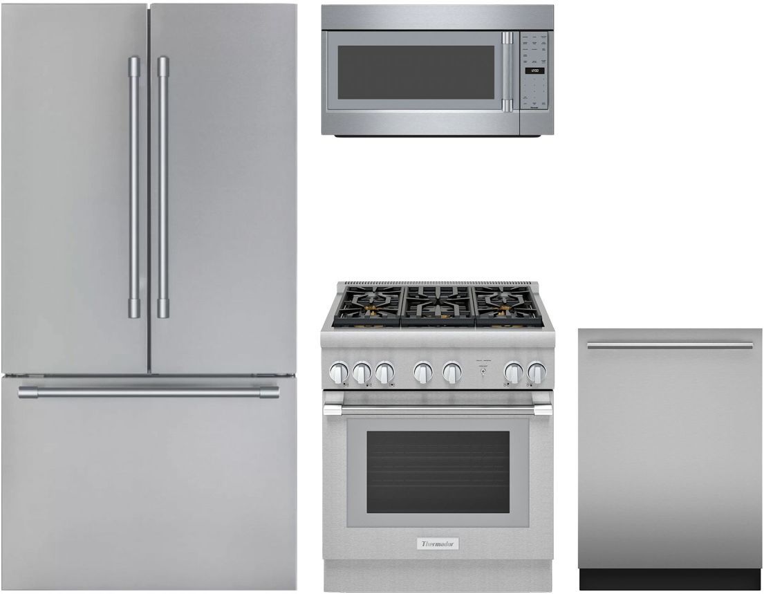 Thermador® 4 Piece Stainless Steel Kitchen Package