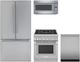 Thermador® 4 Piece Stainless Steel Gas Kitchen Package-0