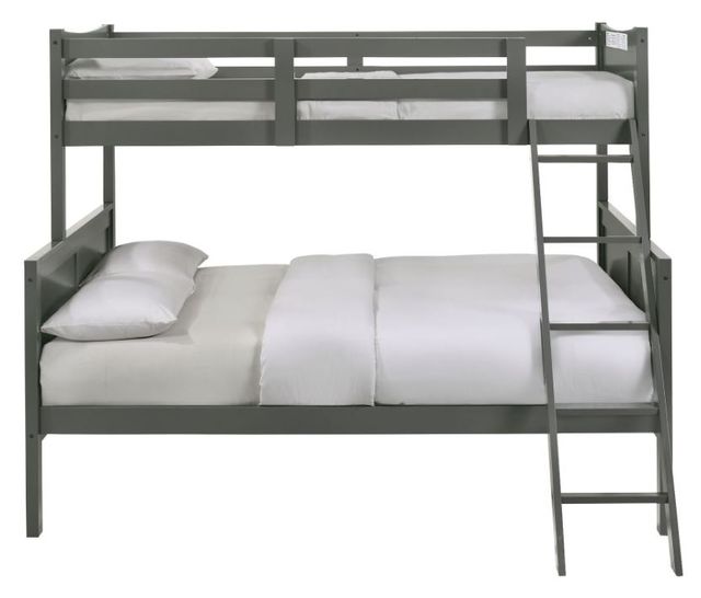 Elements International Sami Gray Twin/Full Bunk Bed-1