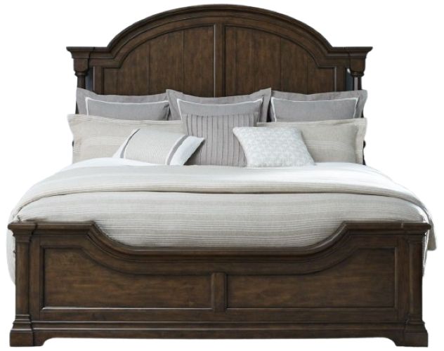 Liberty Furniture Arden Road Satin Cherry California King Poster Bed-0