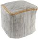 LR Home Ultimate Grey Pouf-2
