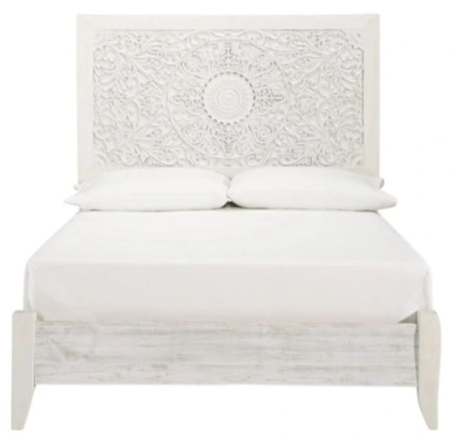 Signature Design by Ashley® Paxberry Whitewash Youth Full Panel Bed-1