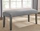 Steve Silver Co.® Emily Gray/Mossy Gray Backless Bench-1