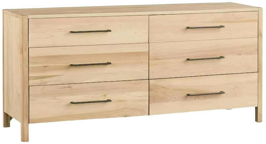 Bassett Furniture BenchMade Parkway Lucent 6 Drawer Dresser Fischer Furniture Rapid City SD