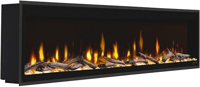 Dimplex® Ignite® Evolve Black 74'' Linear Electric Fireplace-0