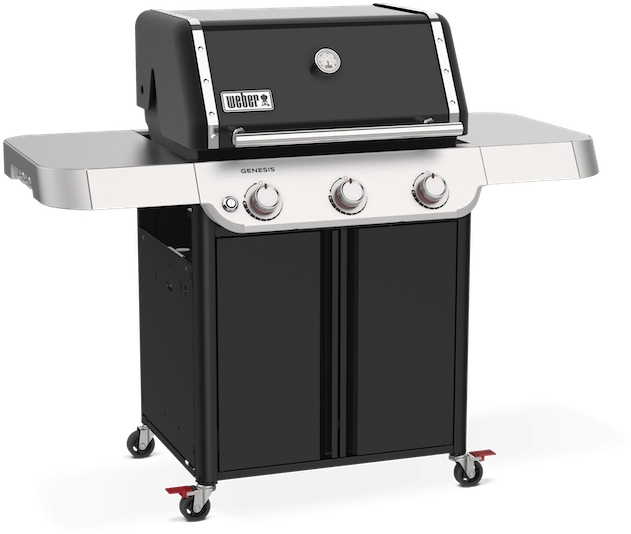 Weber Genesis E 315 Liquid Propane Black Freestanding Grill Barber Haskill