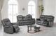 New Classic® Home Furnishings Park City Slate Loveseat with Powered Footrest-1