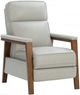 BarcaLounger® Ashland Corbett Chromium Leather Manual Recliner-0