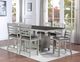 Steve Silver Co. Hyland 7-Piece Charcoal/Stone Gray Counter Dining Set-1