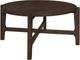 Coaster® Cota Dark Brown Round Coffee Table-0