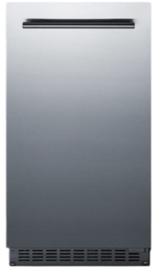 Summit® 15" 62 lb. Stainless Steel Ice Maker-0