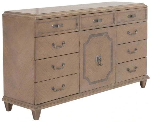 Michael Amini® Tangier Coast Desert Sand Dresser-0