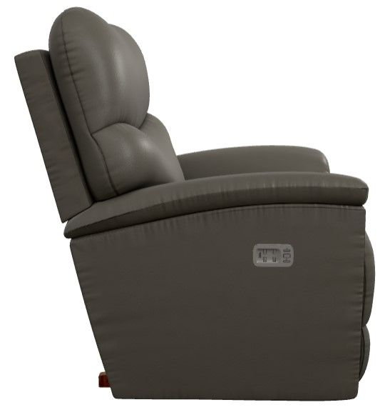 La-Z-Boy® Trouper Tar Power Rocking Recliner with Headrest and Lumbar-2