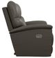 La-Z-Boy® Trouper Tar Power Rocking Recliner with Headrest and Lumbar-2